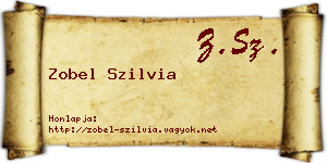 Zobel Szilvia névjegykártya